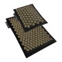 Килимок акупунктурний з подушкою 4FIZJO Eco Mat Аплікатор Кузнєцова 4FJ0179 Black/Gold