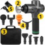 Ручний перкусійний масажер 4FIZJO Massage Gun Ultra 100 Вт (масажний пістолет) MG02