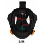 Маска для снорклінгу (плавання) SportVida SV-DN0020 Size S/M Black/Navy Blue