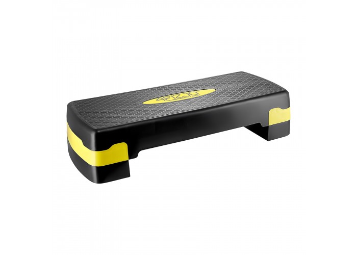 Степ-платформа 3-ступінчаста 4FIZJO 69 х 28 х 10-15-20 см 4FJ0149 Black/Yellow