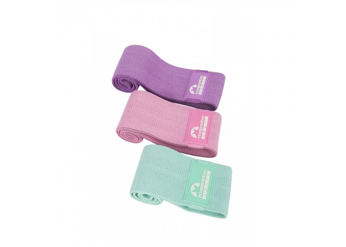 Резинки для фітнесу з тканини Majestic Sport Hip Band набір 3 шт 13-37 кг M-HB-4503