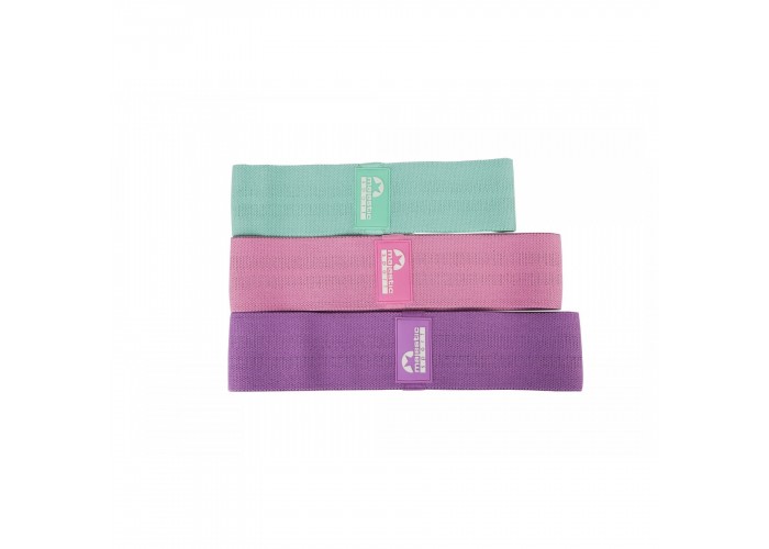 Резинки для фітнесу з тканини Majestic Sport Hip Band набір 3 шт 13-37 кг M-HB-4503