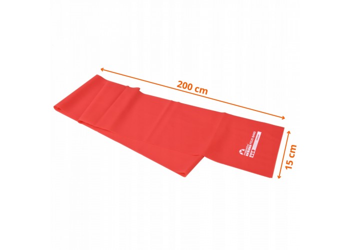 Стрічка-еспандер Majestic Sport FizjoBand 200 х 15 см для спорту та реабілітації 5-9 кг 34751