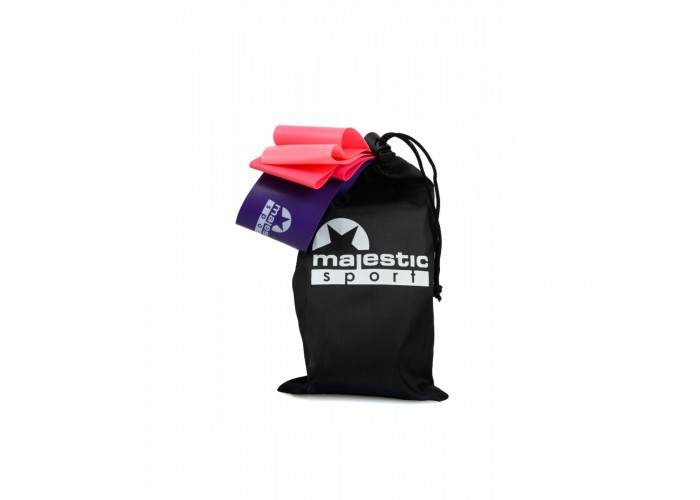 Резинки для фітнесу Majestic Sport Pink Power Mini Band набір 5 шт 5-25 кг GVR2008