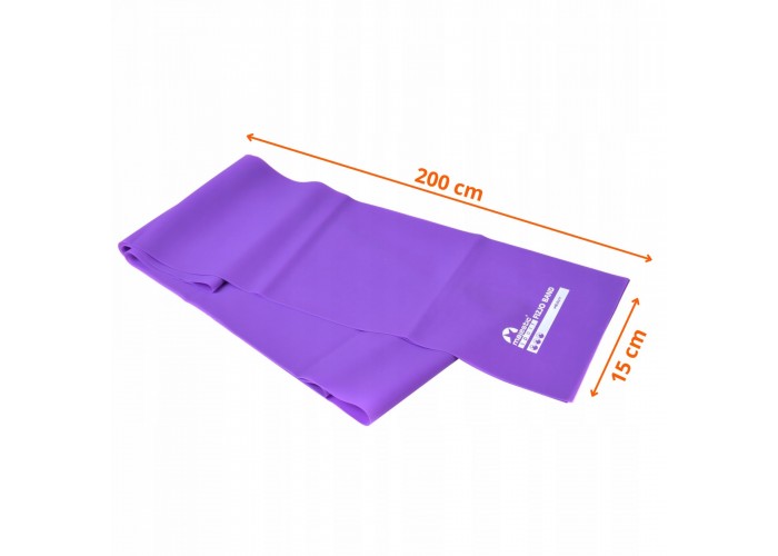 Стрічка-еспандер Majestic Sport FizjoBand 200 х 15 см для спорту та реабілітації 9-11 кг 34752