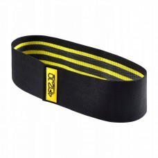 Резинка для фітнесу та спорту із тканини 4FIZJO Hip Band 10-15 кг 4FJ0069 Black/Yellow