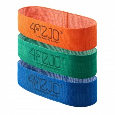 Набір резинок для фітнесу із тканини 4FIZJO Flex Band 3 шт 1-15 кг 4FJ0126