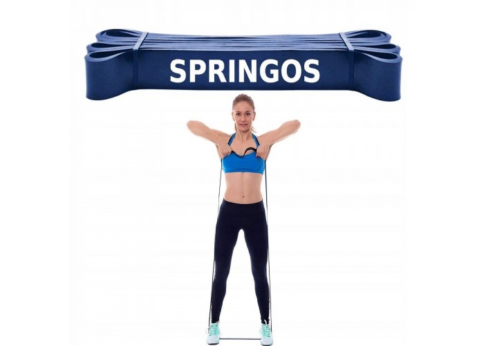 Еспандер-петля (резина для фітнесу і спорту) Springos Power Band 64 мм 37-46 кг PB0005
