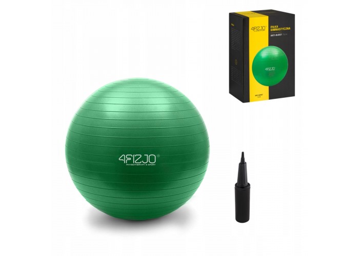 М'яч для фітнесу (фітбол) 4FIZJO 75 см Anti-Burst 4FJ0029 Green