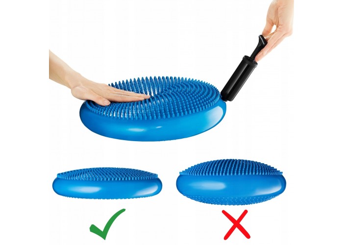Балансувальна подушка-диск 4FIZJO PRO+ 33 см (сенсомоторна) масажна 4FJ0022 Blue