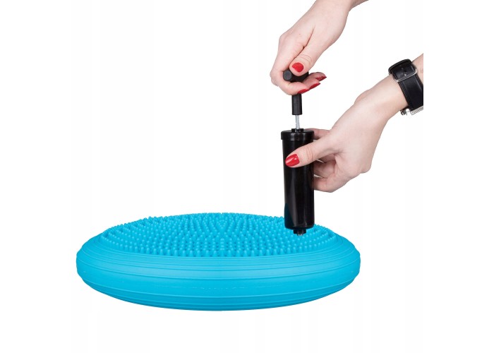 Балансувальна подушка (сенсомоторна) масажна Springos PRO FA0088 Sky Blue