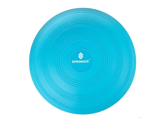 Балансувальна подушка (сенсомоторна) масажна Springos PRO FA0088 Sky Blue