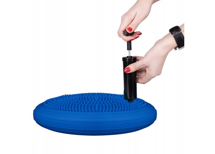 Балансувальна подушка (сенсомоторна) масажна Springos PRO FA0086 Blue