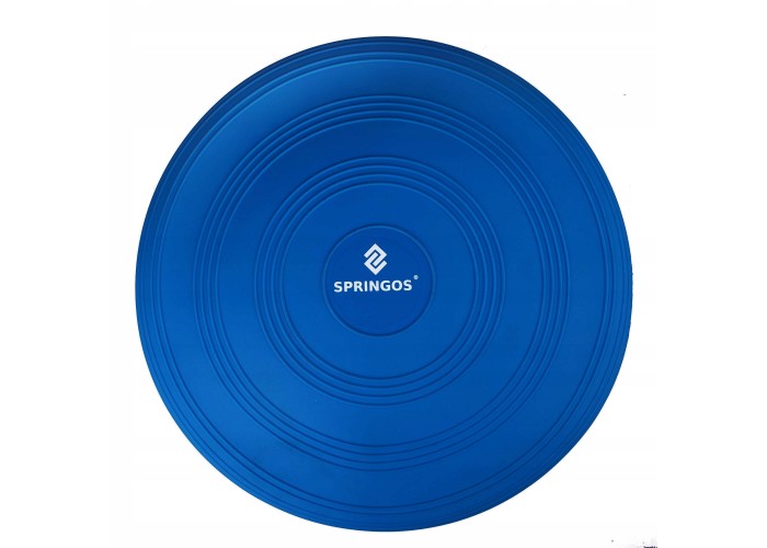 Балансувальна подушка (сенсомоторна) масажна Springos PRO FA0086 Blue