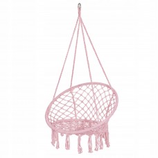 Підвісне крісло-гойдалка (плетене) Springos SPR0021 Pink