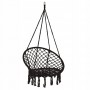 Підвісне крісло-гойдалка (плетене) Springos SPR0022 Black