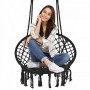 Підвісне крісло-гойдалка (плетене) Springos SPR0041 Black