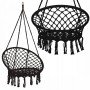 Підвісне крісло-гойдалка (плетене) Springos SPR0041 Black