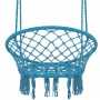 Підвісне крісло-гойдалка (плетене) Springos SPR0025 Blue