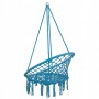 Підвісне крісло-гойдалка (плетене) Springos SPR0025 Blue