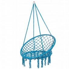 Підвісне крісло-гойдалка (плетене) Springos SPR0025 Blue