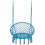 Підвісне крісло-гойдалка (плетене) Springos SPR0025 Blue