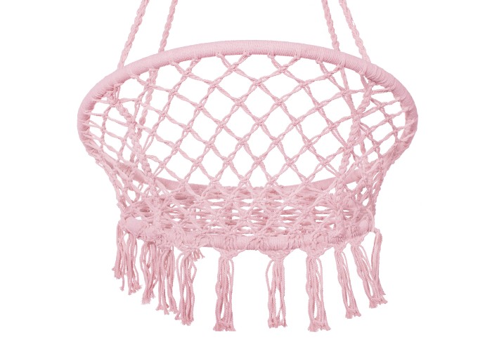 Підвісне крісло-гойдалка (плетене) Springos SPR0042 Pink