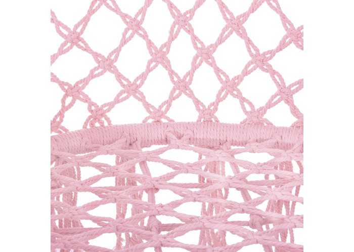Підвісне крісло-гойдалка (плетене) Springos SPR0042 Pink