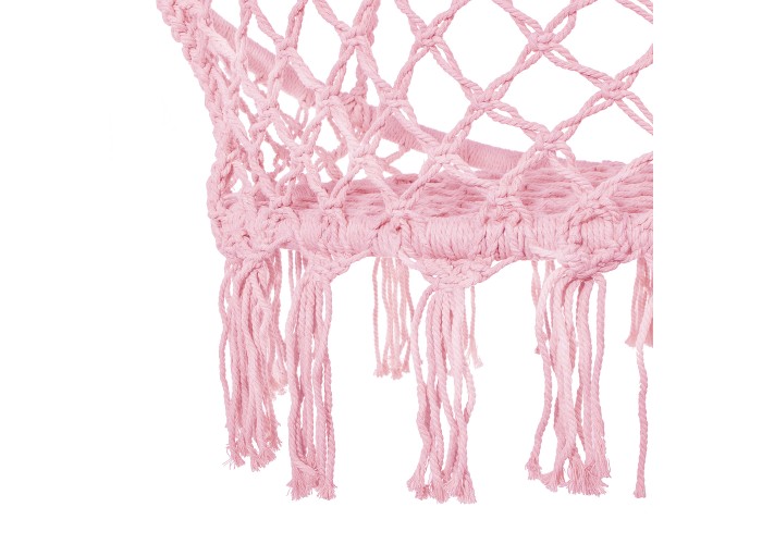 Підвісне крісло-гойдалка (плетене) Springos SPR0042 Pink