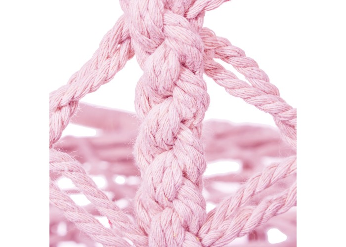Підвісне крісло-гойдалка (плетене) Springos SPR0042 Pink