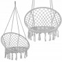 Підвісне крісло-гойдалка (плетене) Springos SPR0011 Grey