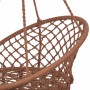 Підвісне крісло-гойдалка (плетене) Springos SPR0023 Braun