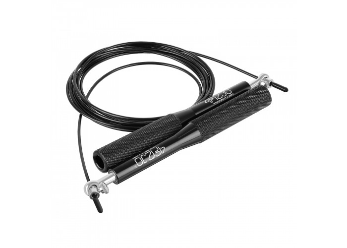 Скакалка швидкісна для кросфіту 4FIZJO Speed Rope 4FJ1158 Black