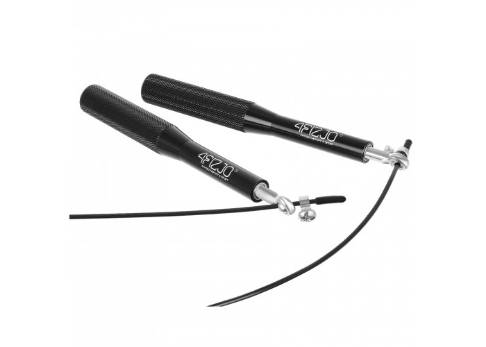 Скакалка швидкісна для кросфіту 4FIZJO Speed Rope 4FJ1158 Black