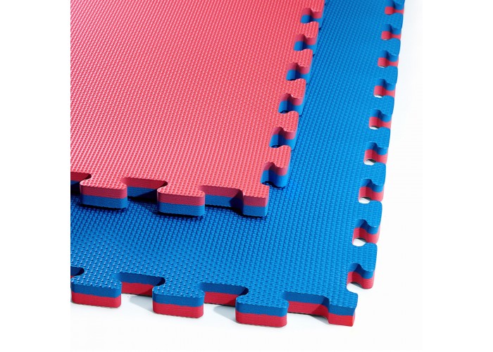 Мат-пазл (ласточкин хвіст) 4FIZJO Mat Puzzle EVA 100 x 100 x 2 cм 4FJ0167 Blue/Red