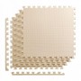 Мат-пазл (ласточкин хвіст) 4FIZJO Mat Puzzle EVA 120 x 120 x 1 cм 4FJ0075 Beige