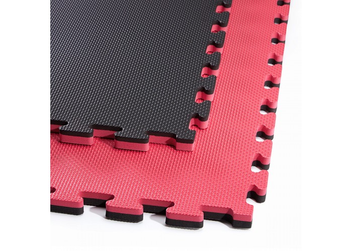 Мат-пазл (ласточкин хвіст) 4FIZJO Mat Puzzle EVA 100 x 100 x 2 cм 4FJ0168 Black/Red