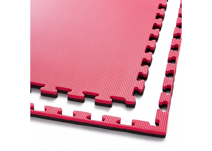 Мат-пазл (ласточкин хвіст) 4FIZJO Mat Puzzle EVA 100 x 100 x 2 cм 4FJ0168 Black/Red