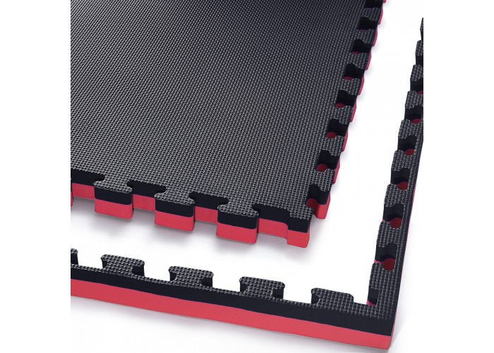 Мат-пазл (ласточкин хвіст) 4FIZJO Mat Puzzle EVA 100 x 100 x 4 cм 4FJ0199 Black/Red