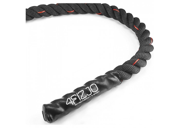 Канат тренувальний 4FIZJO Battle Rope 9 м для кросфіту 4FJ0361