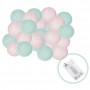 Гірлянда на батарейках Springos Cotton Balls 6 м 30 LED CL0059 Warm White