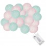 Гірлянда на батарейках Springos Cotton Balls 6 м 30 LED CL0059 Warm White