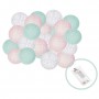 Гірлянда на батарейках Springos Cotton Balls 4 м 20 LED CL0040 Warm White