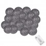 Гірлянда на батарейках Springos Cotton Balls 6 м 30 LED CL0060 Warm White