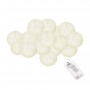 Гірлянда на батарейках Springos Cotton Balls 2 м 10 LED CL0032 Warm White