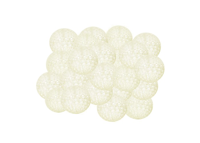 Гірлянда на батарейках Springos Cotton Balls 4 м 20 LED CL0042 Warm White
