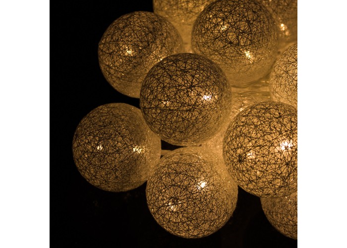 Гірлянда на батарейках Springos Cotton Balls 4 м 20 LED CL0043 Warm White