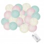 Гірлянда на батарейках Springos Cotton Balls 6 м 30 LED CL0054 Warm White