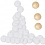 Гірлянда на батарейках Springos Cotton Balls 4 м 20 LED CL0036 Warm White