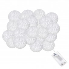 Гірлянда на батарейках Springos Cotton Balls 4 м 20 LED CL0036 Warm White